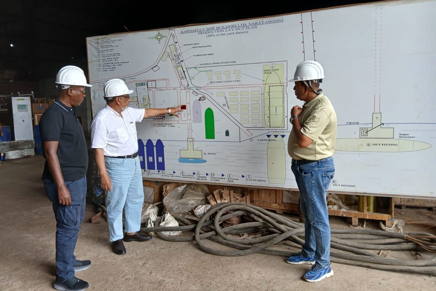 Burundi Delegation visit at KSBL Narayanganj (2)